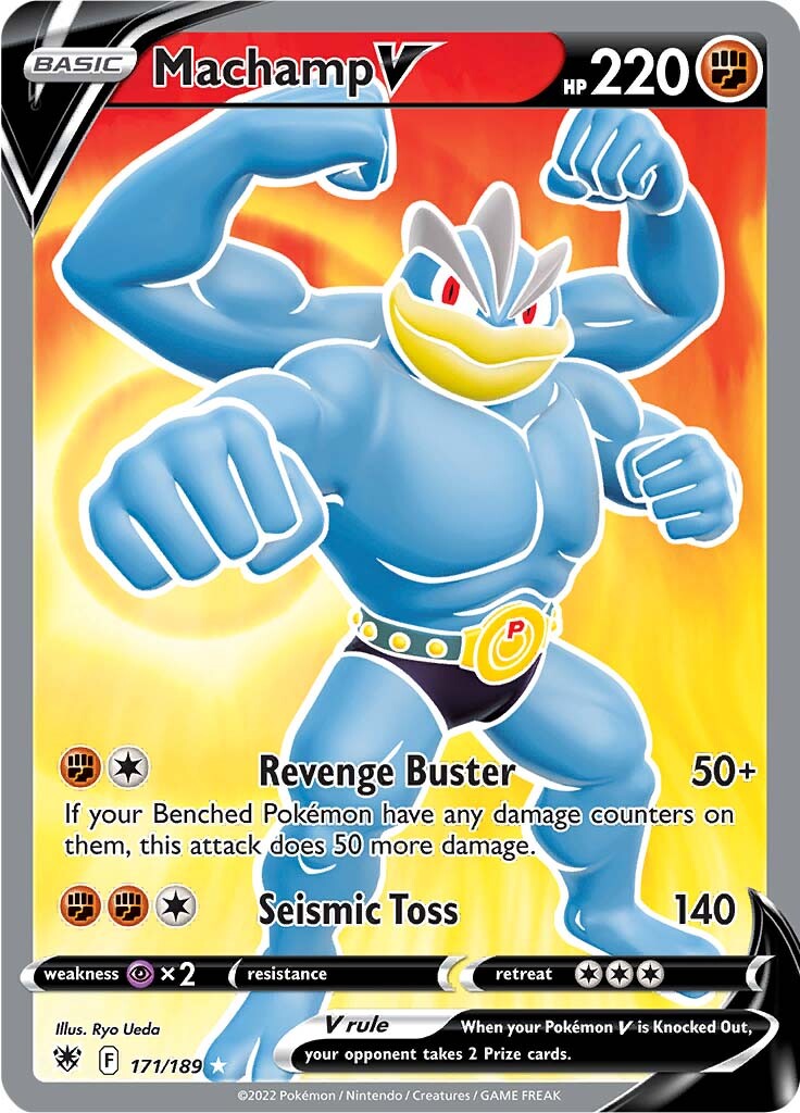 Machamp V (171/189) [Sword & Shield: Astral Radiance] | Card Merchant Takapuna