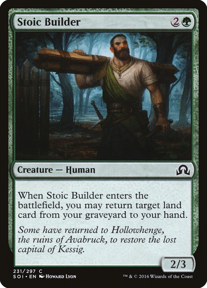 Stoic Builder [Shadows over Innistrad] | Card Merchant Takapuna