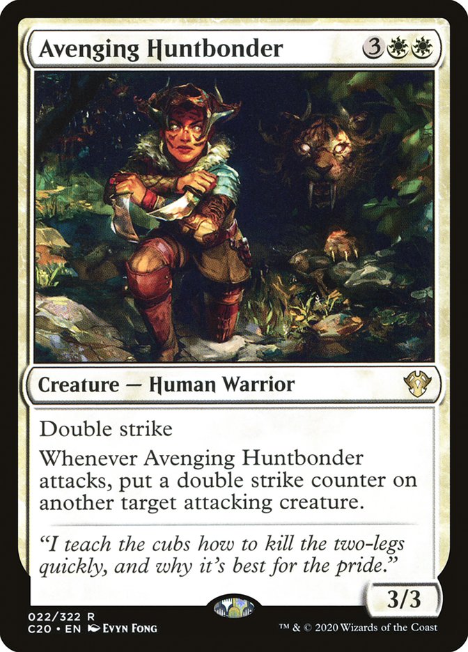 Avenging Huntbonder [Commander 2020] | Card Merchant Takapuna