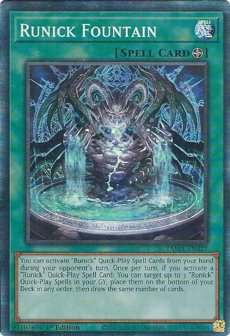 Runick Fountain [TAMA-EN027] Collector's Rare | Card Merchant Takapuna