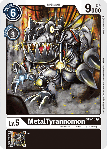 MetalTyrannomon [ST5-10] [Starter Deck: Machine Black] | Card Merchant Takapuna