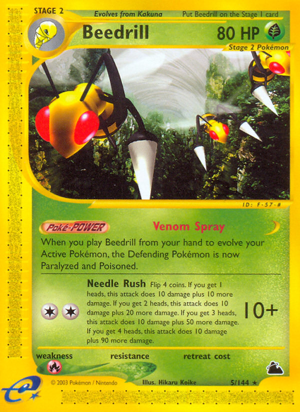 Beedrill (5/144) [Skyridge] | Card Merchant Takapuna