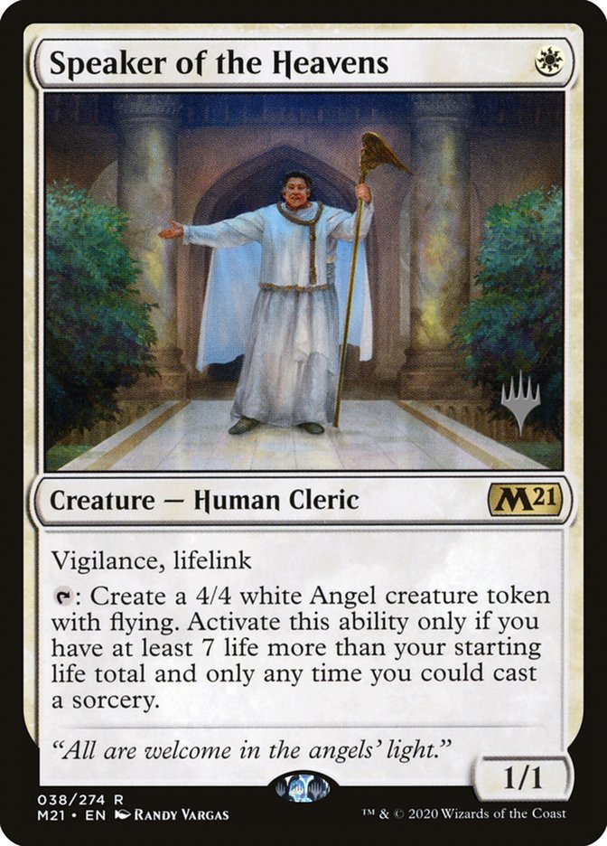 Speaker of the Heavens (Promo Pack) [Core Set 2021 Promos] | Card Merchant Takapuna