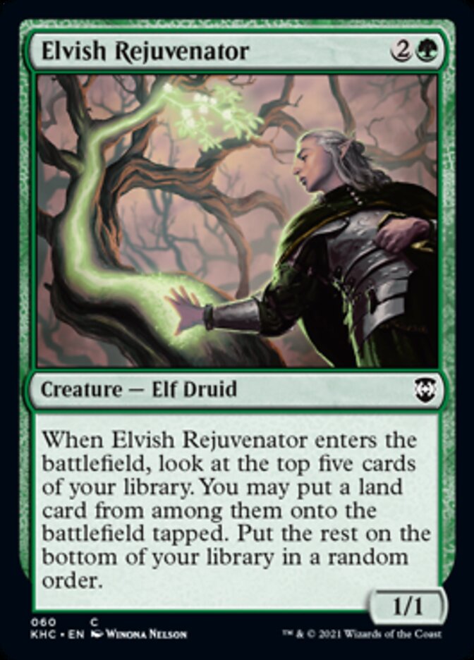 Elvish Rejuvenator [Kaldheim Commander] | Card Merchant Takapuna