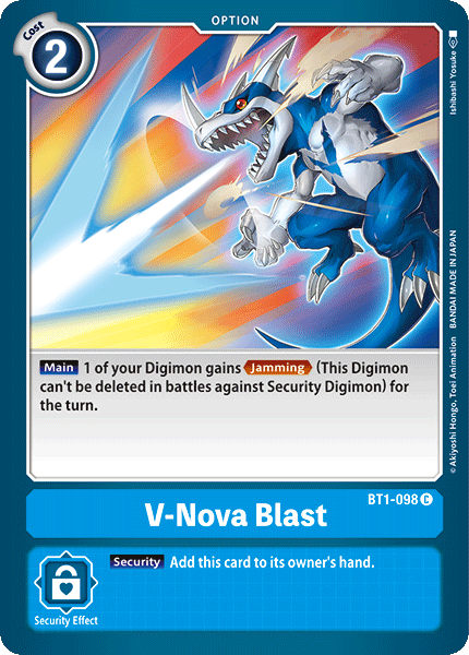 V-Nova Blast [BT1-098] [Release Special Booster Ver.1.0] | Card Merchant Takapuna