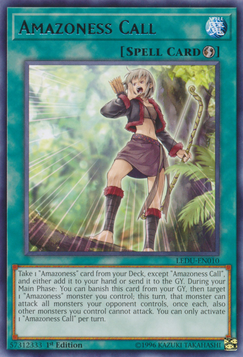 Amazoness Call [LEDU-EN010] Rare | Card Merchant Takapuna