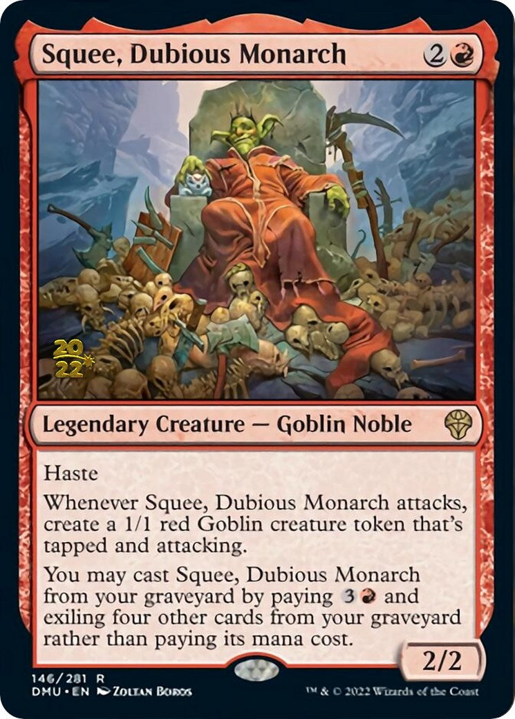 Squee, Dubious Monarch [Dominaria United Prerelease Promos] | Card Merchant Takapuna