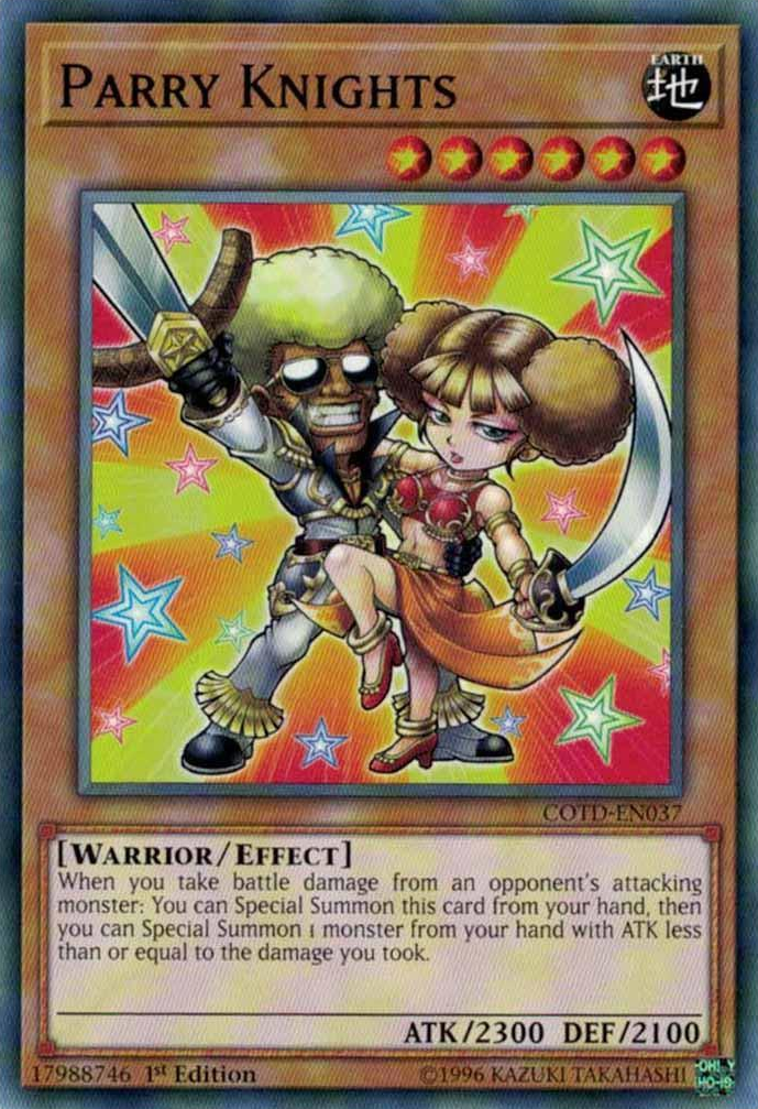 Parry Knights [COTD-EN037] Short Print | Card Merchant Takapuna