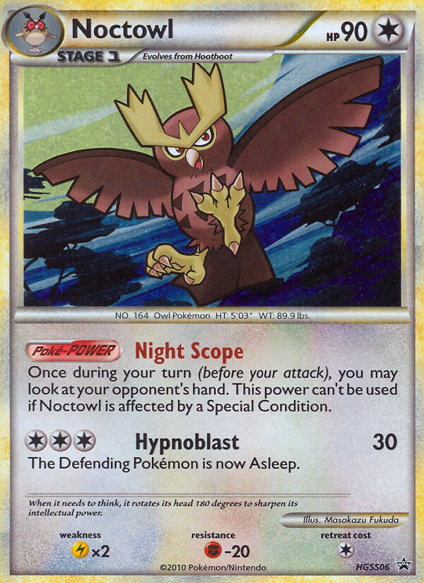 Noctowl (HGSS06) [HeartGold & SoulSilver: Black Star Promos] | Card Merchant Takapuna