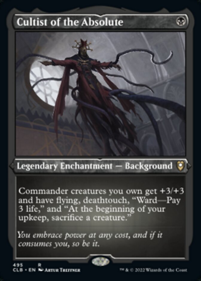 Cultist of the Absolute (Foil Etched) [Commander Legends: Battle for Baldur's Gate] | Card Merchant Takapuna