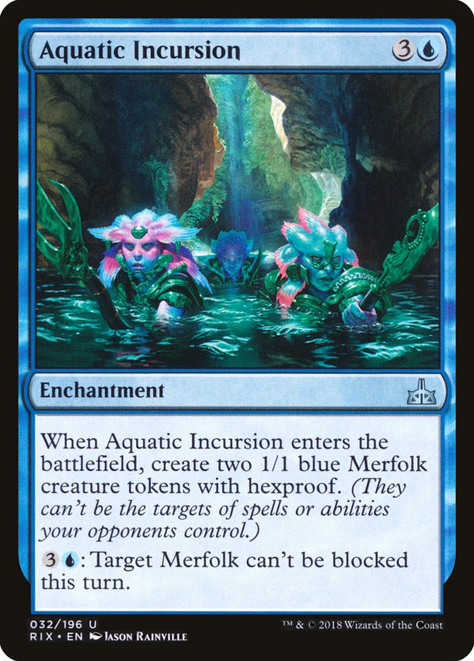 Aquatic Incursion [Rivals of Ixalan] | Card Merchant Takapuna