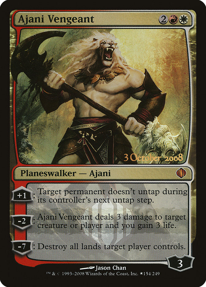 Ajani Vengeant [Shards of Alara Promos] | Card Merchant Takapuna