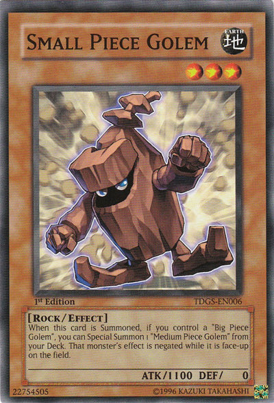 Small Piece Golem [TDGS-EN006] Common | Card Merchant Takapuna