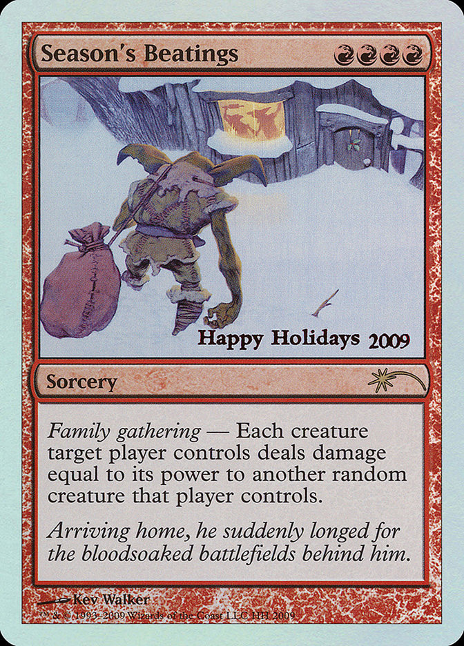 Season's Beatings [Happy Holidays] | Card Merchant Takapuna