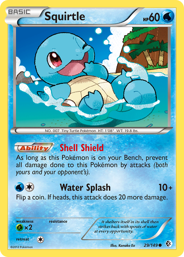 Squirtle (29/149) [Black & White: Boundaries Crossed] | Card Merchant Takapuna