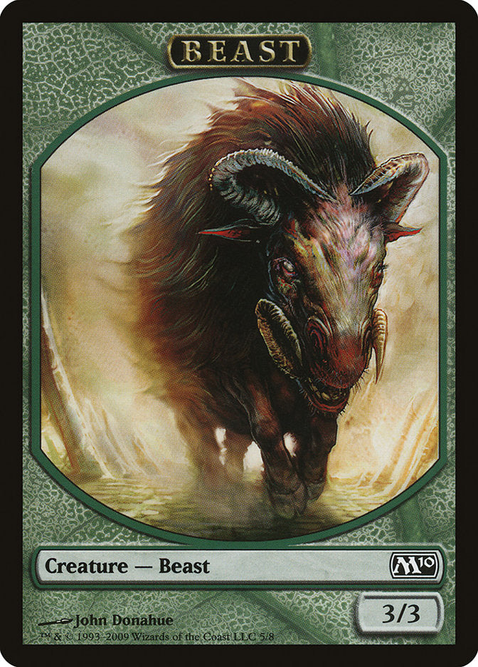 Beast Token [Magic 2010 Tokens] | Card Merchant Takapuna