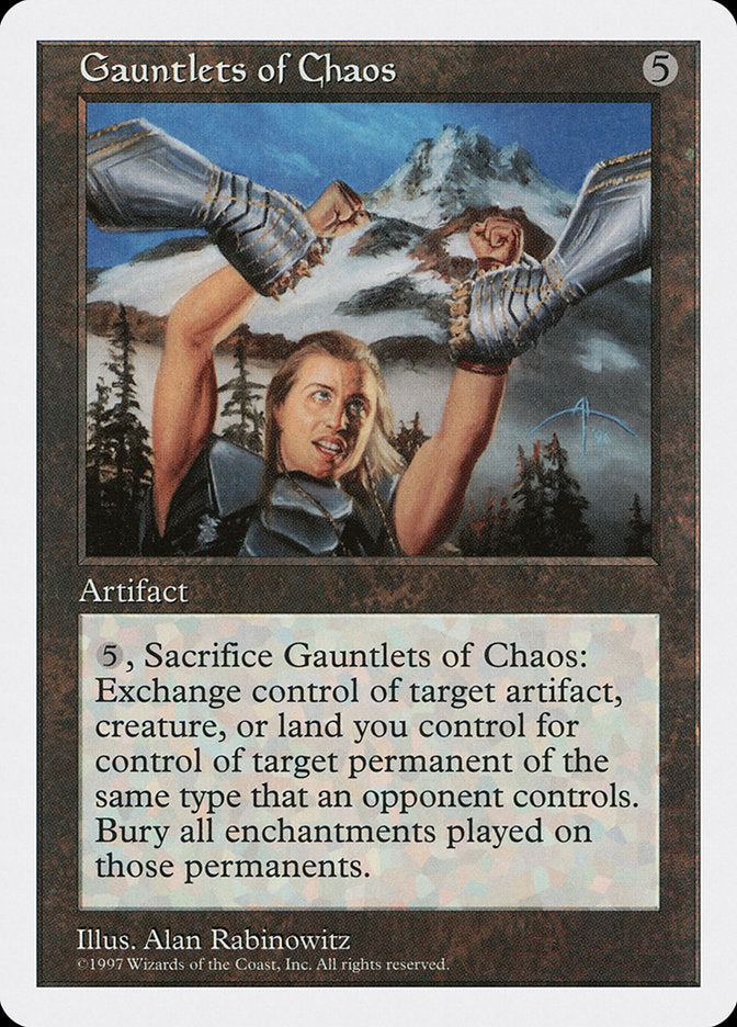 Gauntlets of Chaos [Fifth Edition] | Card Merchant Takapuna