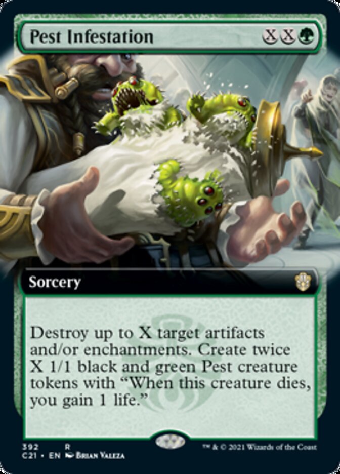 Pest Infestation (Extended Art) [Commander 2021] | Card Merchant Takapuna