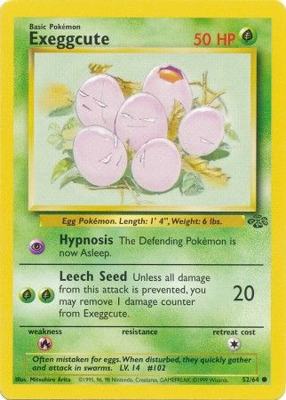 Exeggcute (52/64) [Jungle Unlimited] | Card Merchant Takapuna