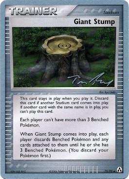 Giant Stump (75/92) (Legendary Ascent - Tom Roos) [World Championships 2007] | Card Merchant Takapuna