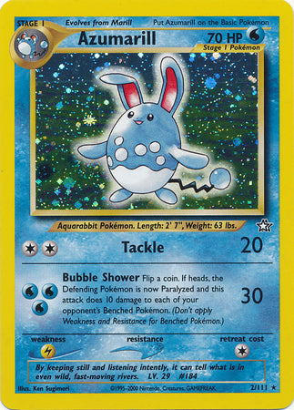 Azumarill (2/111) [Neo Genesis Unlimited] | Card Merchant Takapuna