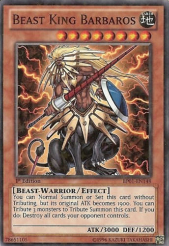 Beast King Barbaros [BP01-EN148] Starfoil Rare | Card Merchant Takapuna