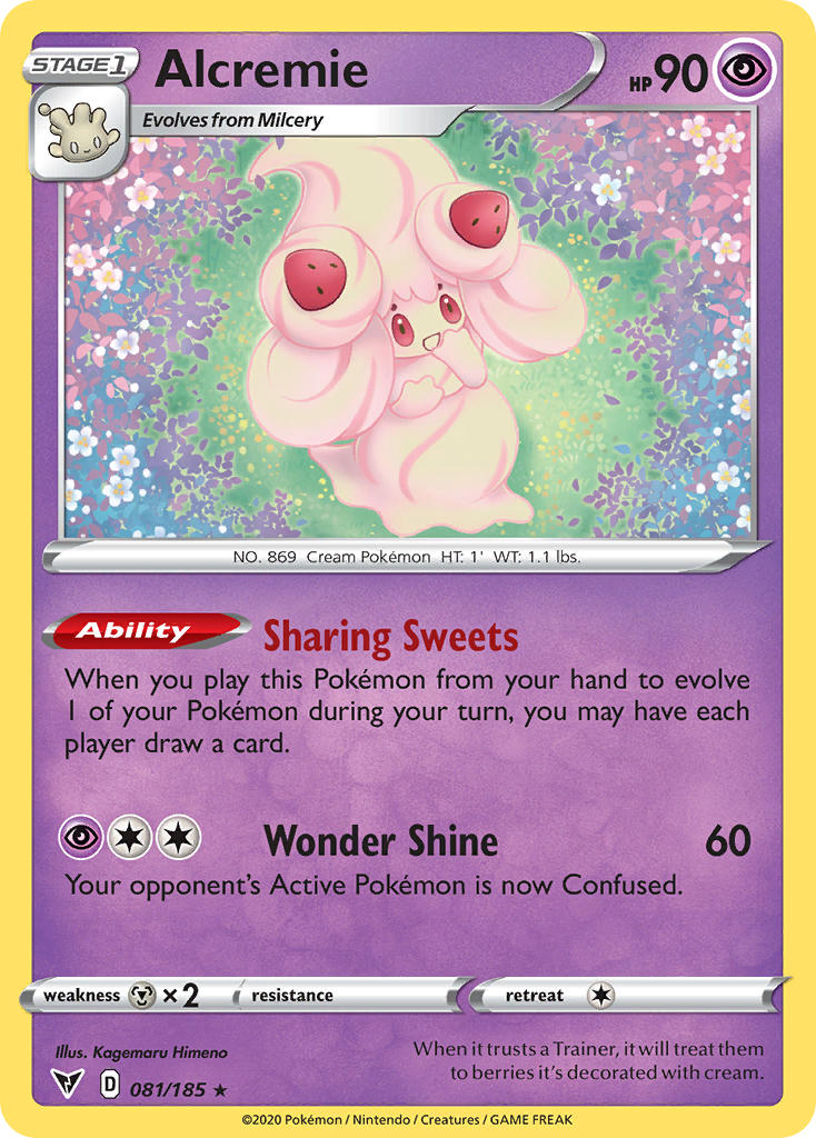 Alcremie (081/185) [Sword & Shield: Vivid Voltage] | Card Merchant Takapuna