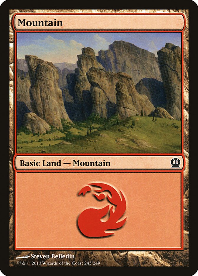 Mountain (243) [Theros] | Card Merchant Takapuna