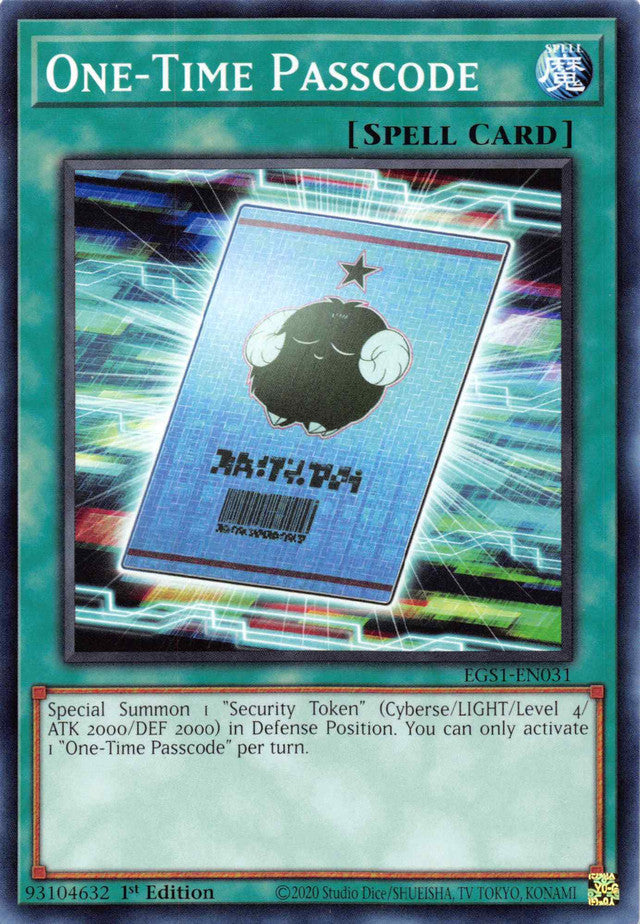 One-Time Passocde [EGS1-EN031] Common | Card Merchant Takapuna