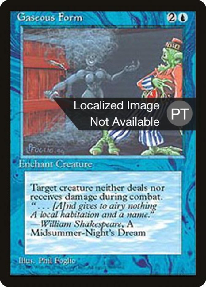 Gaseous Form [Fourth Edition (Foreign Black Border)] | Card Merchant Takapuna