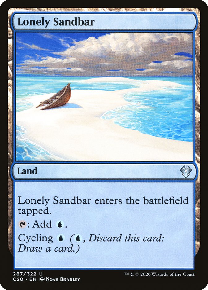 Lonely Sandbar [Commander 2020] | Card Merchant Takapuna