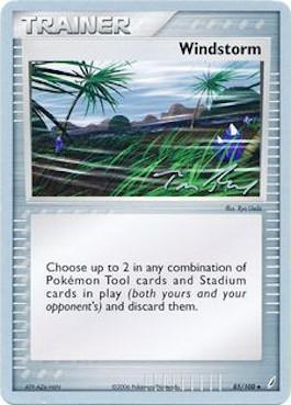 Windstorm (85/100) (Legendary Ascent - Tom Roos) [World Championships 2007] | Card Merchant Takapuna