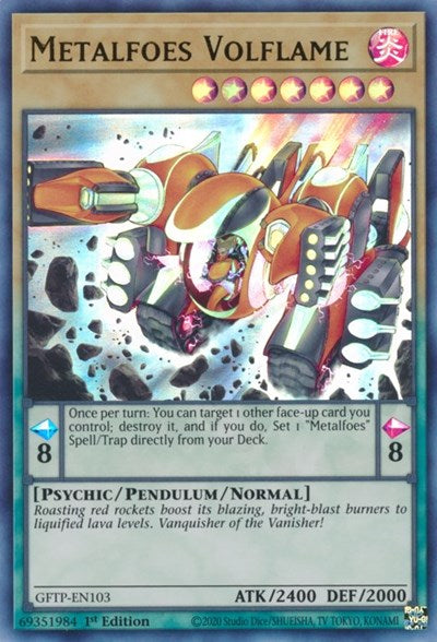 Metalfoes Volflame [GFTP-EN103] Ultra Rare | Card Merchant Takapuna