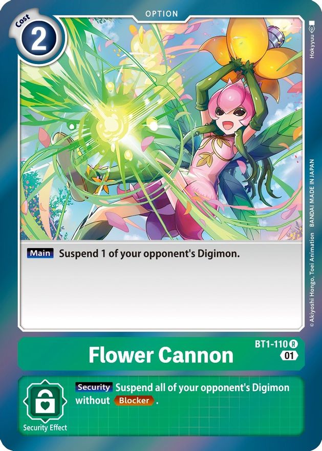 Flower Cannon [BT1-110] [Starter Deck: Ultimate Ancient Dragon] | Card Merchant Takapuna