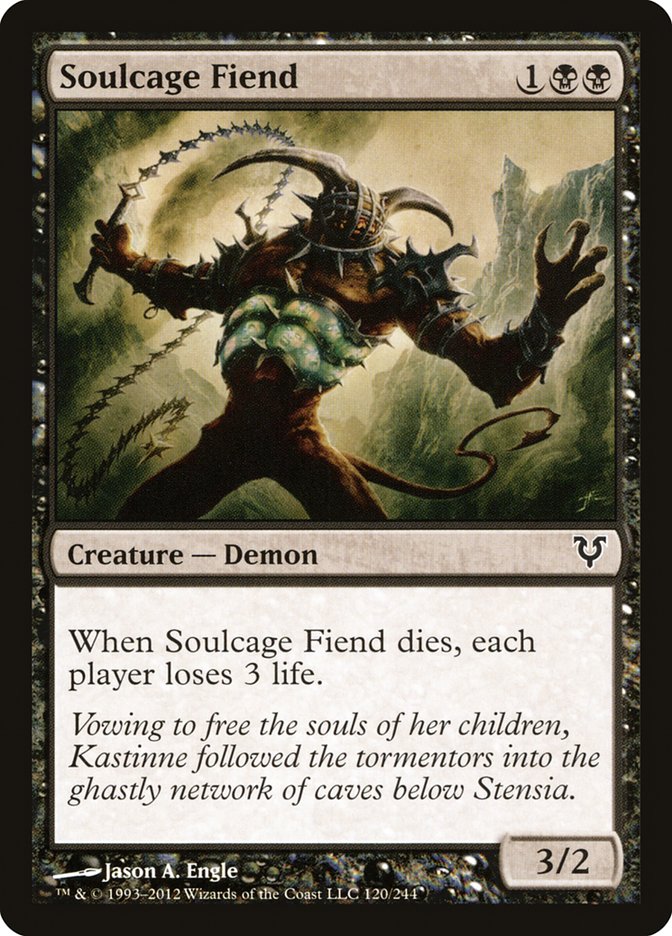 Soulcage Fiend [Avacyn Restored] | Card Merchant Takapuna