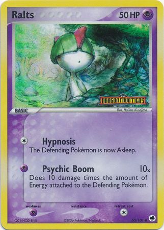 Ralts (60/101) (Stamped) [EX: Dragon Frontiers] | Card Merchant Takapuna