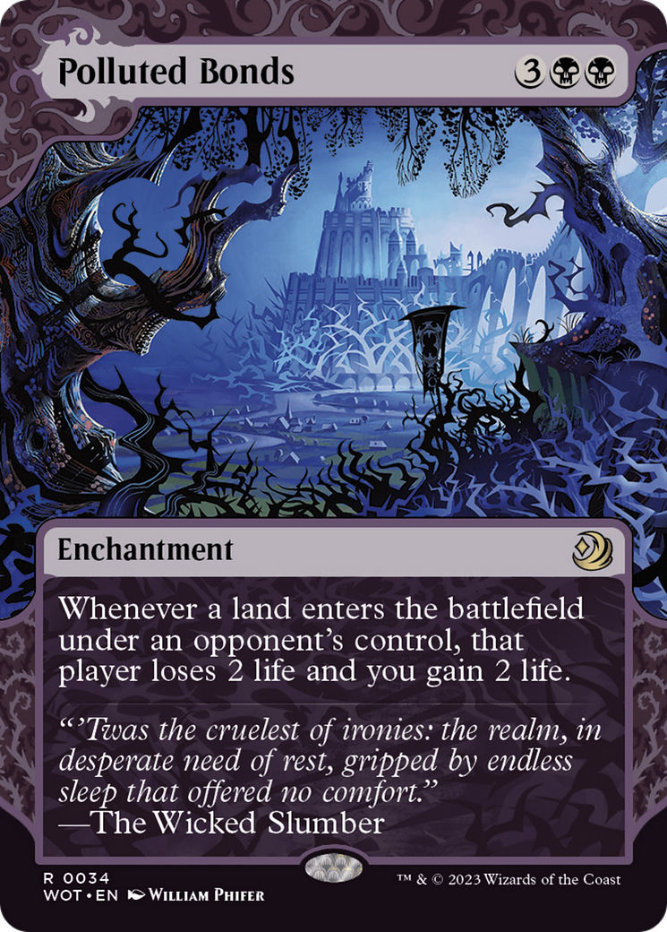 Polluted Bonds [Wilds of Eldraine: Enchanting Tales] | Card Merchant Takapuna