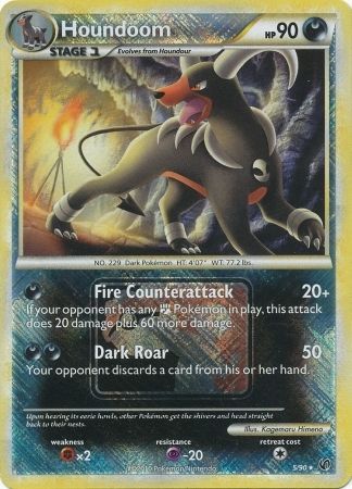 Houndoom (5/90) (League Promo) [HeartGold & SoulSilver: Undaunted] | Card Merchant Takapuna