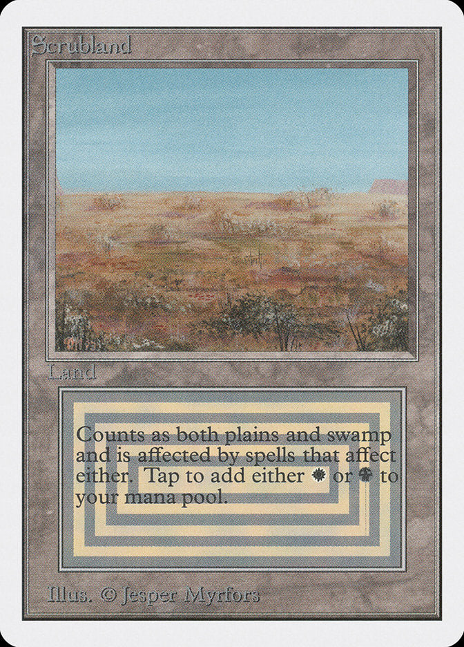 Scrubland [Unlimited Edition] | Card Merchant Takapuna