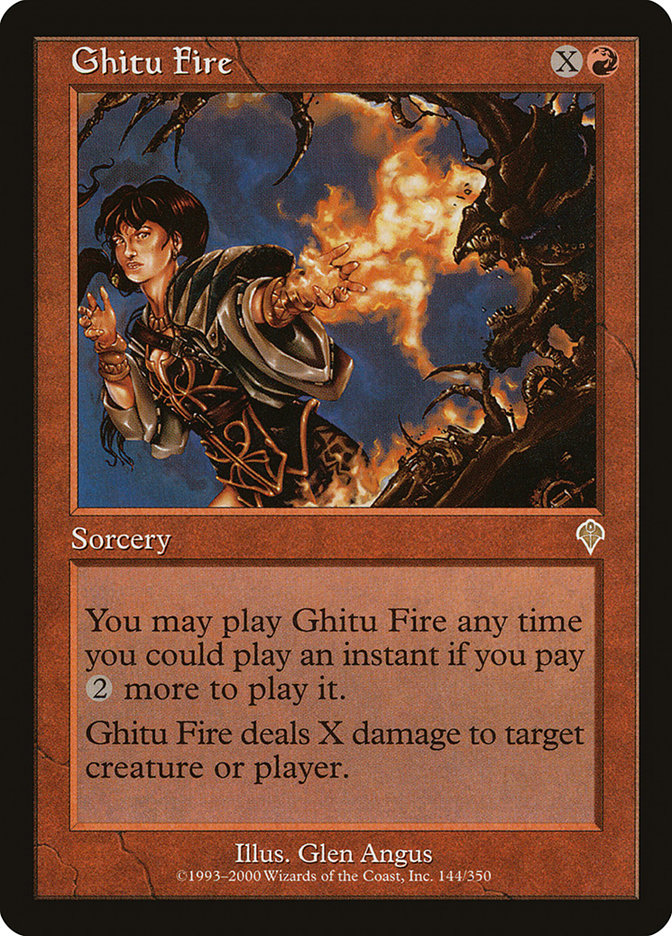 Ghitu Fire [Invasion] | Card Merchant Takapuna