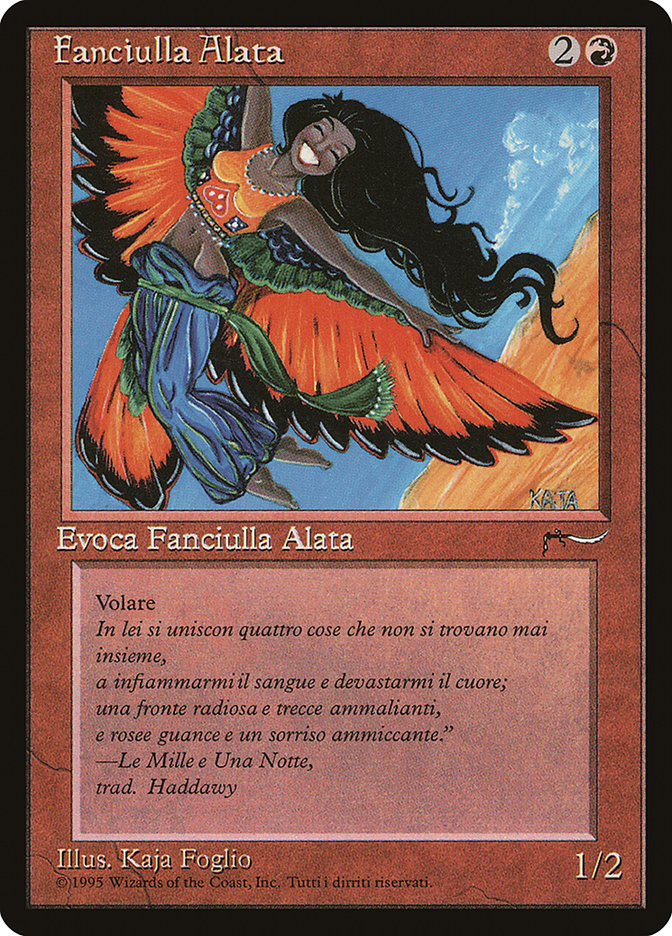 Bird Maiden (Italian) - "Fanciulla Alata" [Rinascimento] | Card Merchant Takapuna