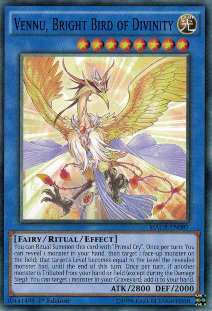 Vennu, Bright Bird of Divinity [MACR-EN097] Common | Card Merchant Takapuna