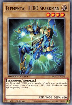 Elemental HERO Sparkman [SGX1-ENA04] Common | Card Merchant Takapuna