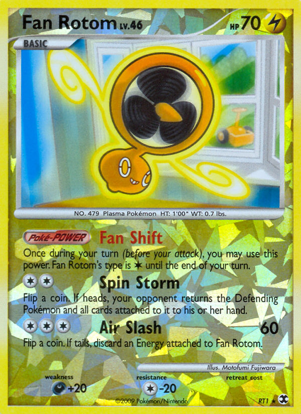 Fan Rotom (RT1) [Platinum: Rising Rivals] | Card Merchant Takapuna