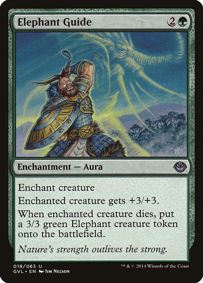 Elephant Guide (Garruk vs. Liliana) [Duel Decks Anthology] | Card Merchant Takapuna