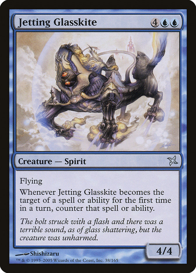 Jetting Glasskite [Betrayers of Kamigawa] | Card Merchant Takapuna