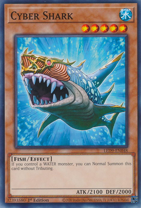 Cyber Shark [LED9-EN048] Common | Card Merchant Takapuna