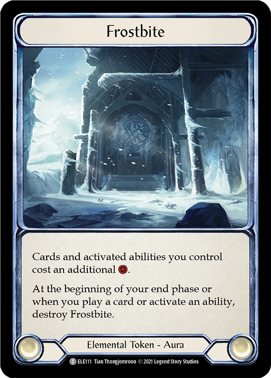 Oldhim // Frostbite [ELE111] (Tales of Aria)  1st Edition Normal | Card Merchant Takapuna