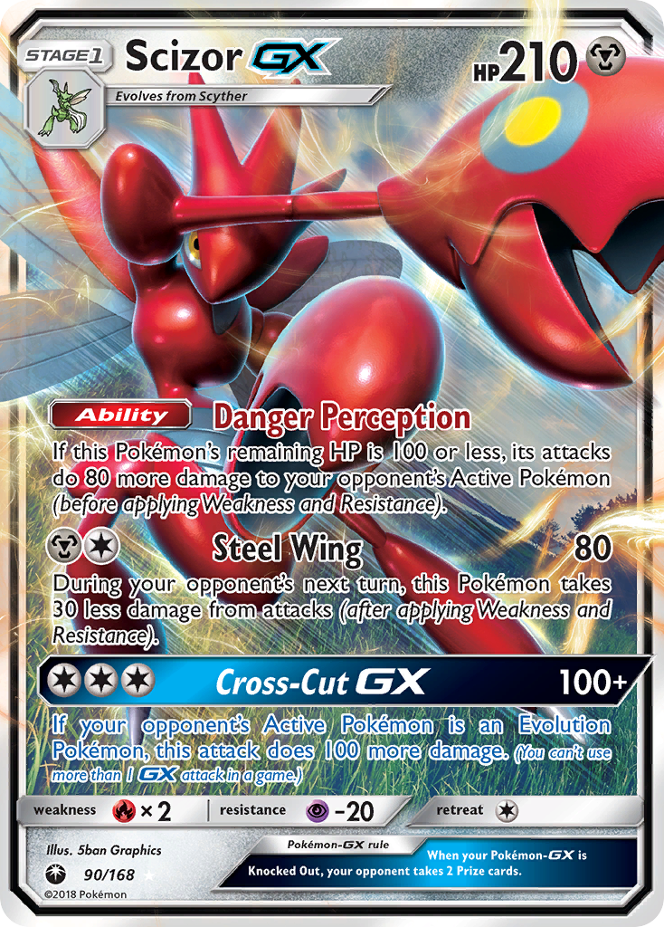 Scizor GX (90/168) [Sun & Moon: Celestial Storm] | Card Merchant Takapuna