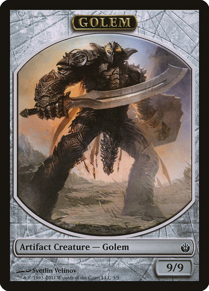 Golem Token [Mirrodin Besieged Tokens] | Card Merchant Takapuna